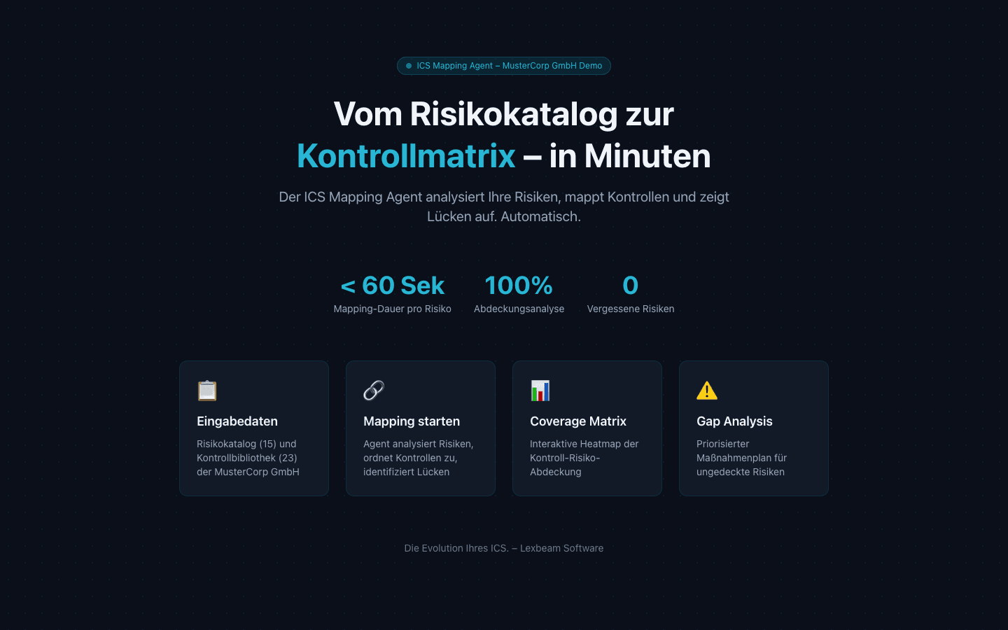 ICS Mapping Agent — Vom Risikokatalog zur Kontrollmatrix