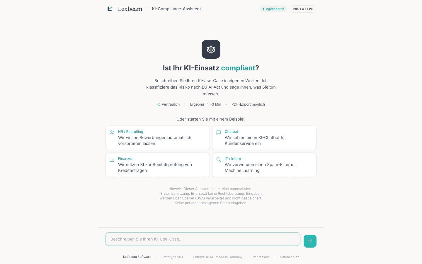 AI Compliance Assistant