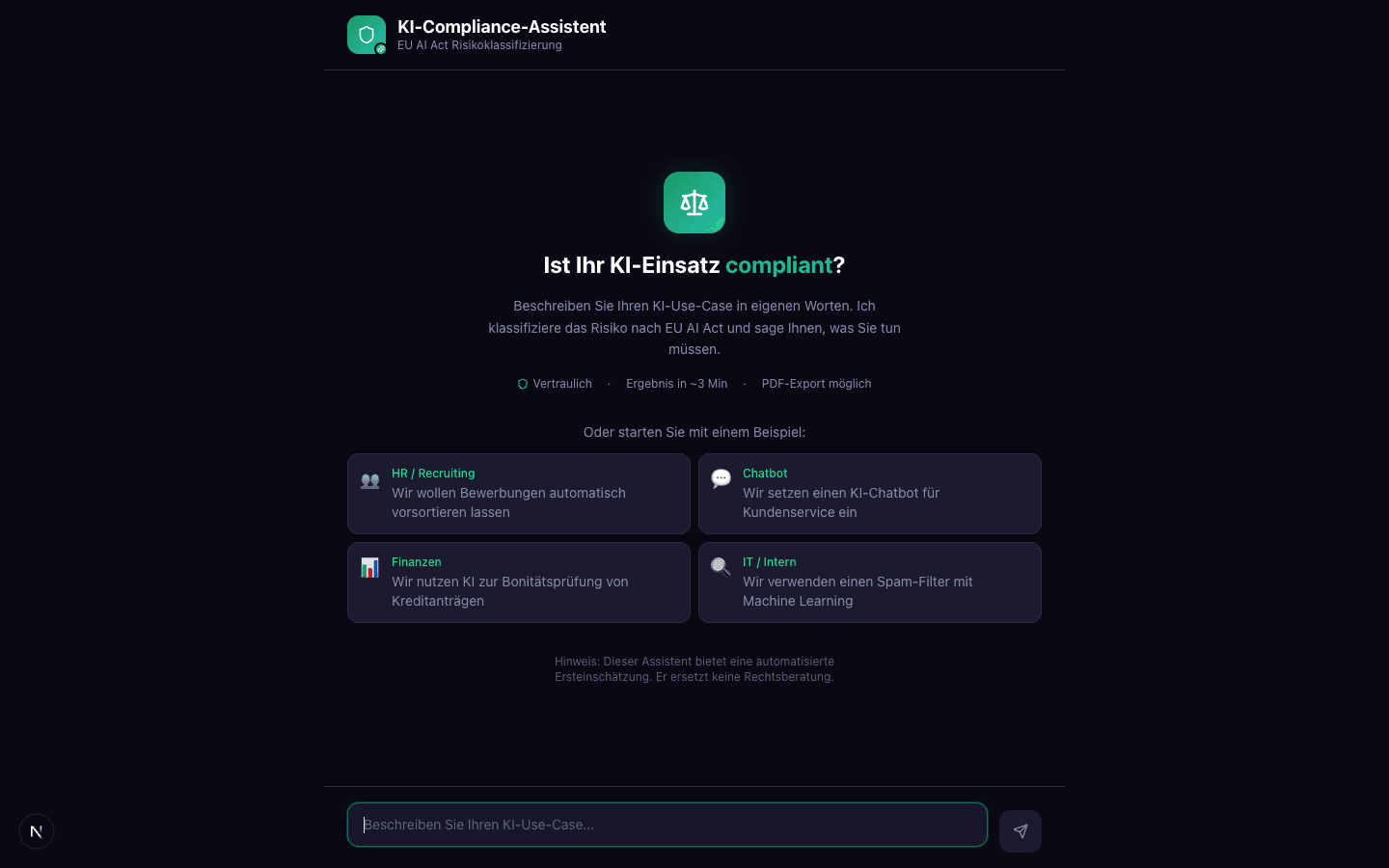 AI Compliance Assistant